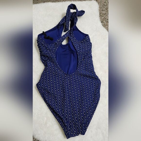 TRINA TURK ADELINA ASYMMETRICAL MAILLOT ONE PIECE BATHING SUIT size 6 - Picture 8 of 10